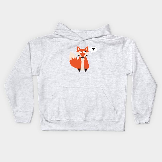 What The Fox? Kids Hoodie by regalthreads